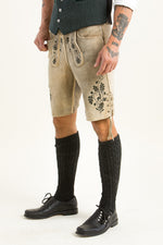 Meindl Hirschlederhose Herzog Max altschwarz Vorderansicht | Meindl Hirschlederhose Herzog Max black front view