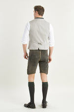 Meindl Hirschlederhose Hocharn altschwarz Getragen | Meindl Hirschlederhose Hocharn black worn