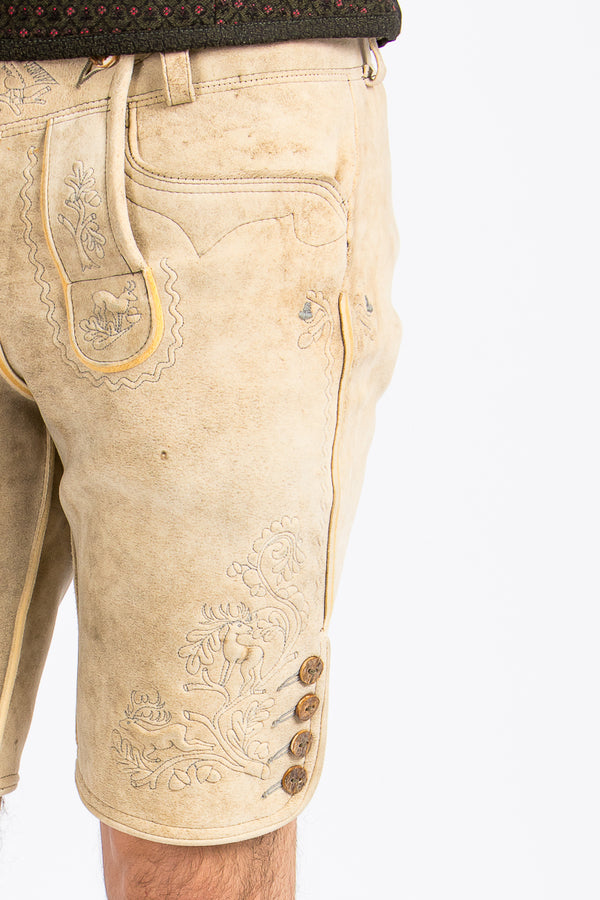 Meindl Hirschlederhose Tauern glacier Seitenansicht | Meindl Lederhose Tauern glacier side view