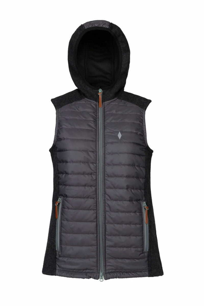Liebling Funktionsweste Damen anthrazit Vorderansicht | Liebling functional vest women anthracite front view