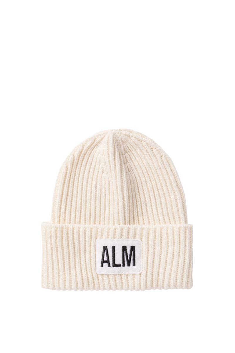 Almliebe Kaschmir Mütze High offwhite
