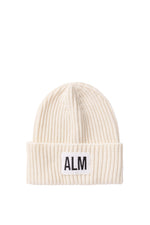 Almliebe Kaschmir Mütze High offwhite