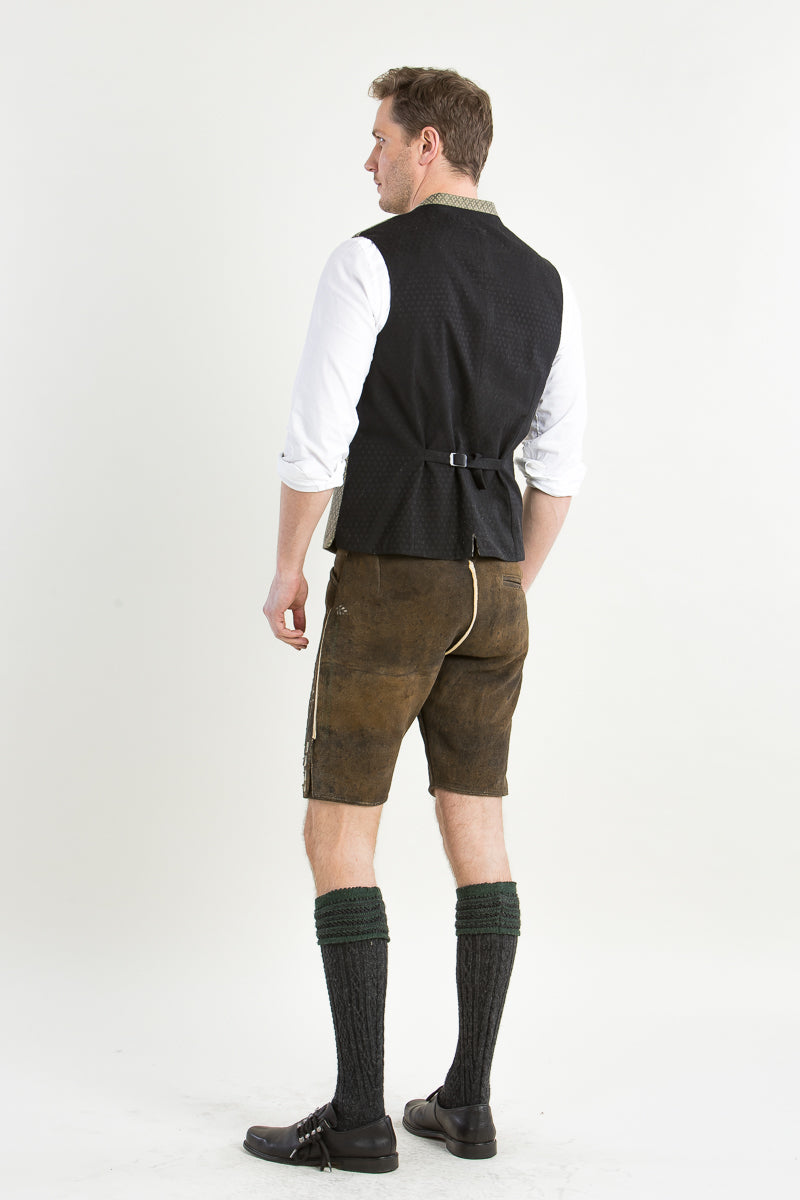 Ostarrichi Hirschlederhose Kaiser moor Getragen | Ostarrichi Hirschlederhose Kaiser moor worn