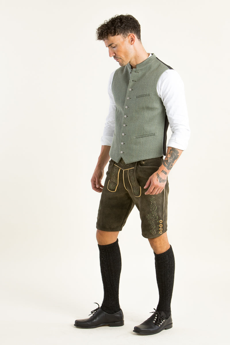 Ostarrichi Lederhose Alois ahorn Detail | Ostarrichi Lederhosen Alois maple detail