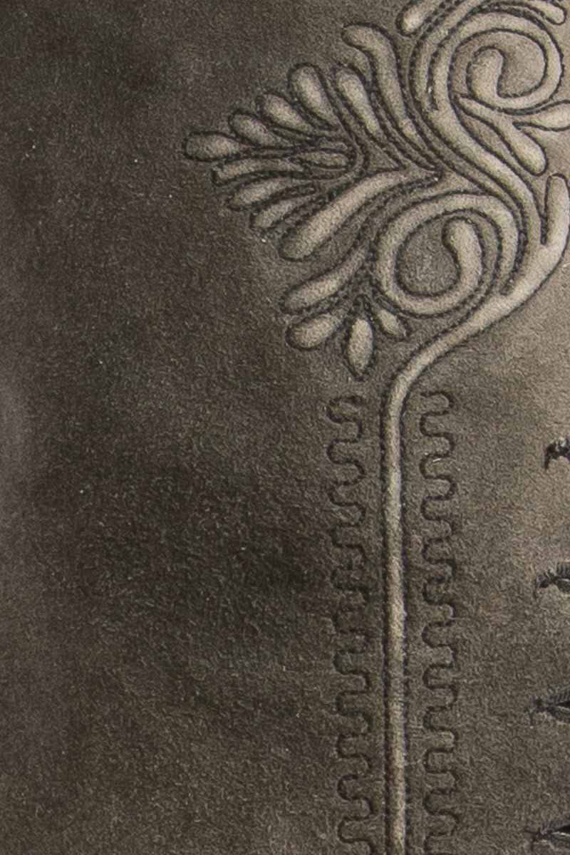 Ostarrichi Lederhose Donau old grey Detail | Ostarrichi Lederhosen Donau old grey detail