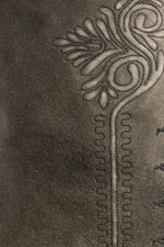 Ostarrichi Lederhose Donau old grey Detail | Ostarrichi Lederhosen Donau old grey detail