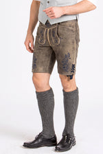 Ostarrichi Lederhose Franz oldgrey/blau