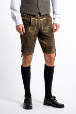 Ostarrichi Lederhosen Franz Beige Green
