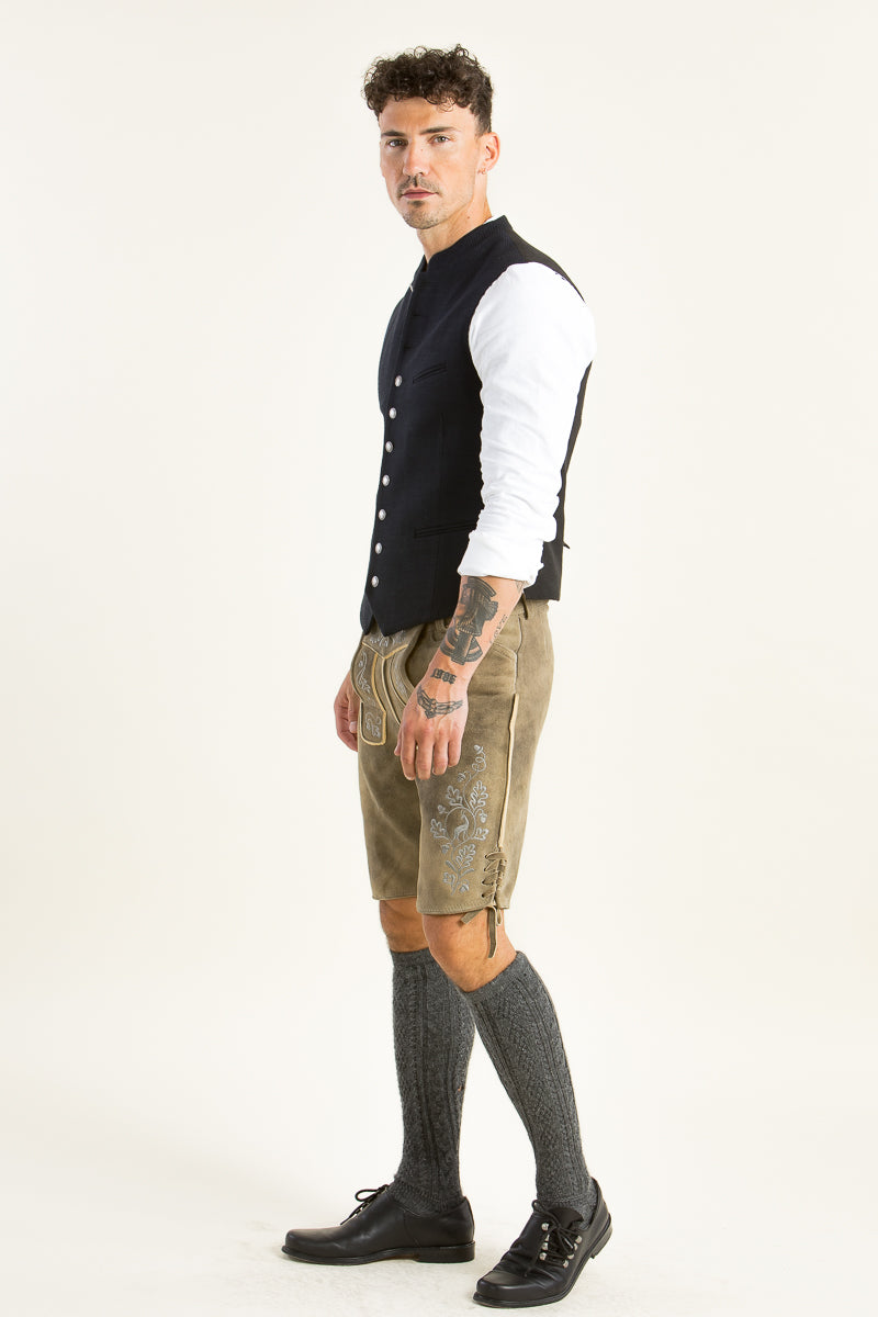 Ostarrichi Lederhose Ludwig inka Detail | Ostarrichi Lederhose Ludwig inka detail