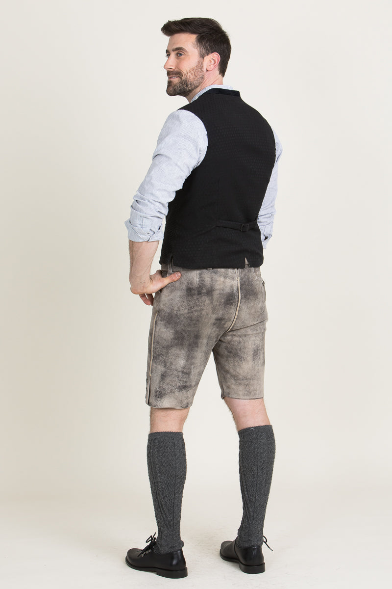 Spieth & Wensky Lederhose Alex oxford Detail Knopf | Spieth & Wensky Lederhosen Alex oxford button detail