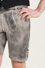 Spieth & Wensky Lederhose Austin oxford grün Rückansicht | Spieth & Wensky Lederhosen Austin oxford green back view