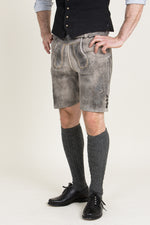 Spieth & Wensky Lederhose Austin oxford grün Vorderansicht | Spieth & Wensky Lederhosen Austin oxford green front view