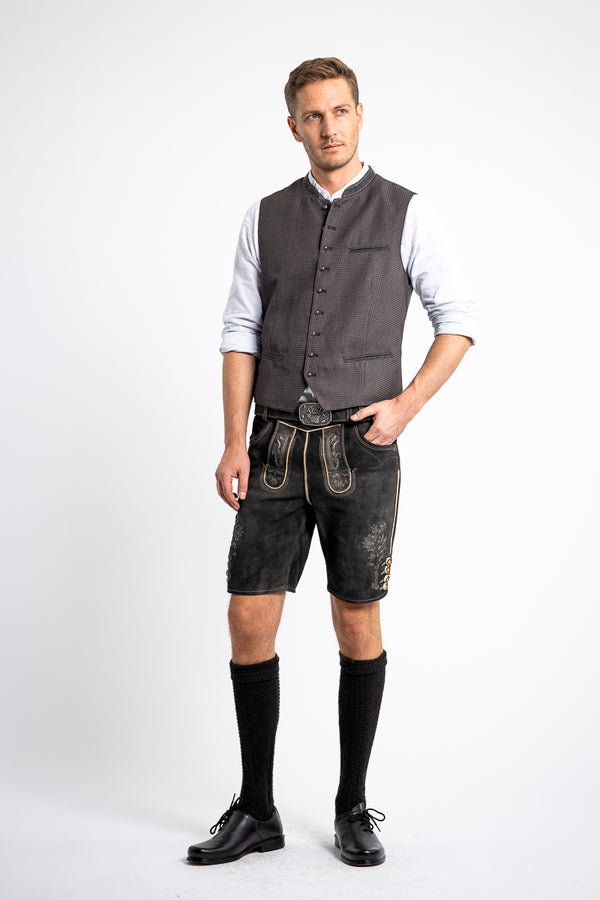 Spieth&Wensky Lederhose Kronplatz nero