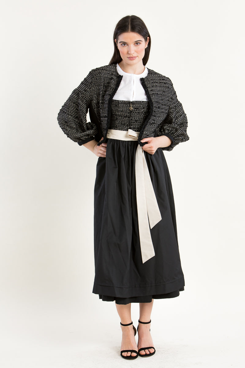 Sportalm Oversized Jacke Madonna schwarz Rückansicht | Sportalm oversized jacket Madonna black back view