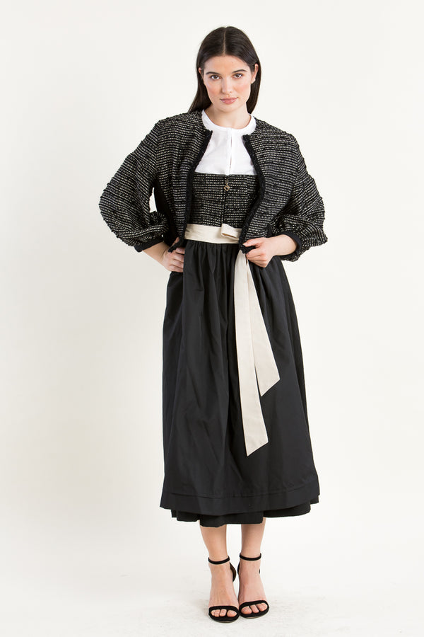 Sportalm Oversized Jacke Madonna schwarz Rückansicht | Sportalm oversized jacket Madonna black back view