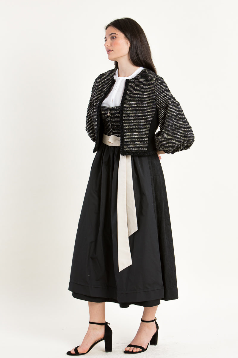 Sportalm Oversized Jacke Madonna schwarz Vorderansicht | Sportalm oversized jacket Madonna black front view