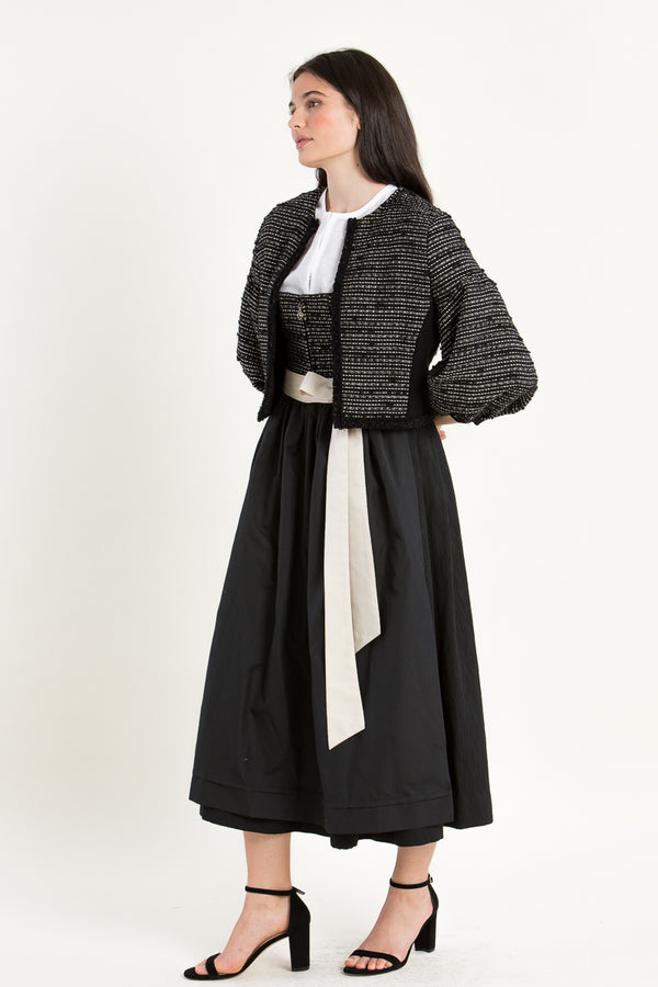Sportalm Oversized Jacke Madonna schwarz Vorderansicht | Sportalm oversized jacket Madonna black front view