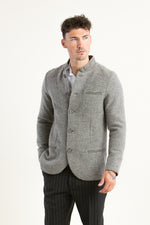 Stapf Trachtenjanker Bastl Lero Vorderansicht | Stapf Traditional Jacket Bastl Lero grey front view