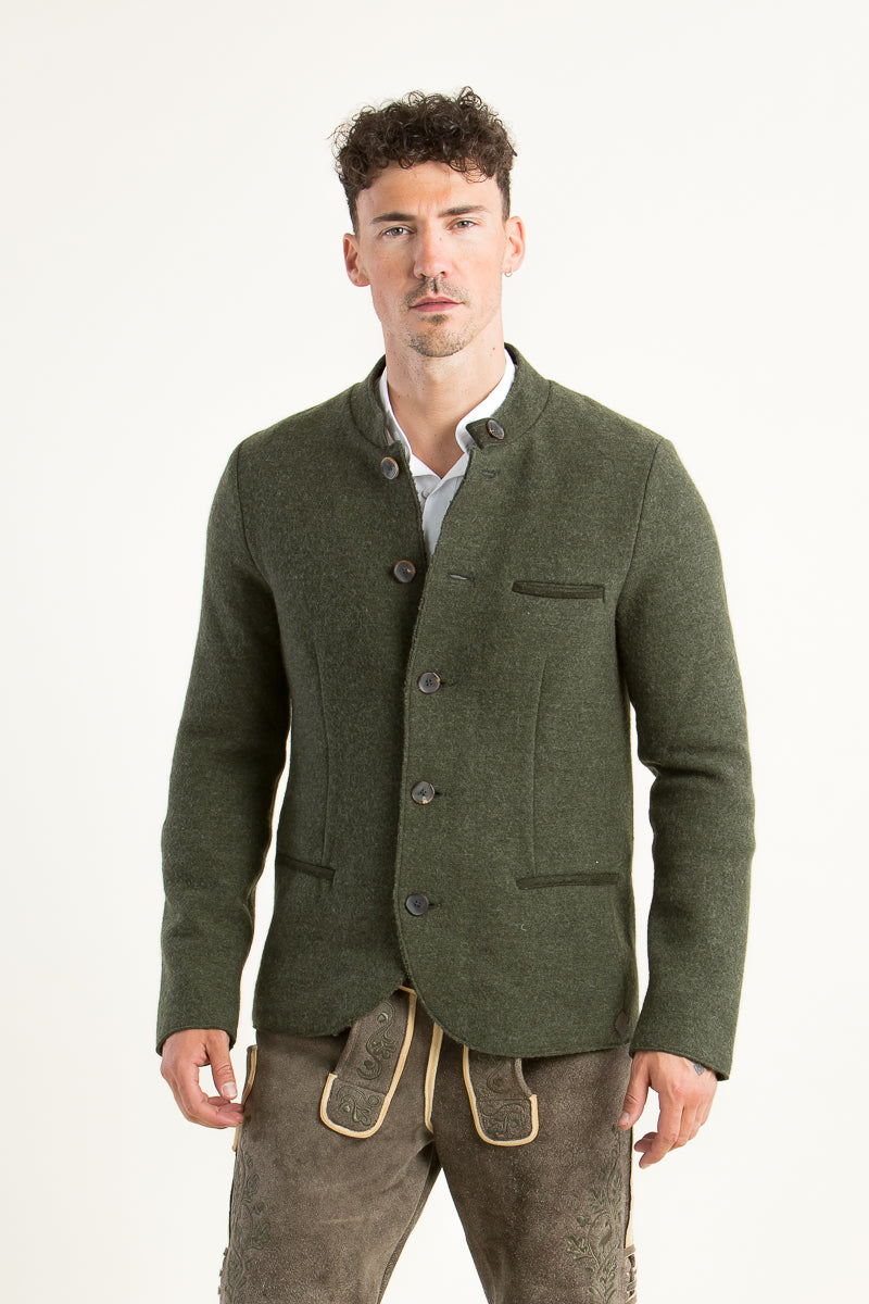 Stapf Trachtenjanker Bastl Tannenzweig Detail | Stapf Traditional Jacket Bastl fir green detail