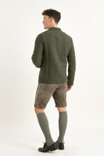 Stapf Trachtenjanker Bastl Tannenzweig Detail Knopf | Stapf Traditional Jacket Bastl fir green button detail
