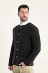 Stapf Walkjanker Brunhard Anthrazit Vorderansicht | Stapf Boiled Wool Jacket Brunhard anthracite front view