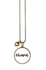 handg'macht mit Liebe Kette hoamat