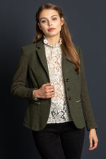 Loden Steiner Trachtenjanker Ines Herbstlaub Vorderansicht | Loden Steiner traditional jacket Ines autumn leaf front view