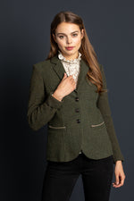 Loden Steiner Trachtenjanker Ines Herbstlaub Getragen | Loden Steiner traditional jacket Ines autumn leaf worn