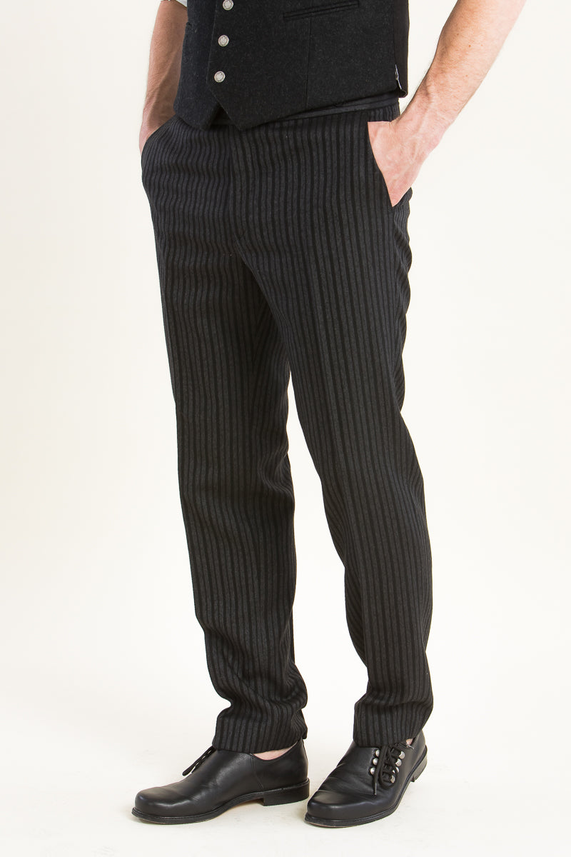 Gebrüder Orth Stresemannhose schwarz Detail | Gebrüder Orth Stresemann trousers black detail