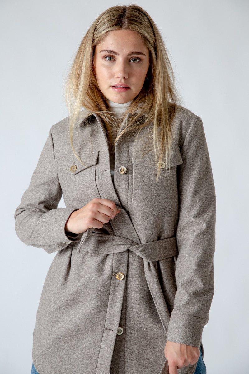 Gottseidank Loden Overshirt Filippa Rahm Getragen | Gottseidank loden overshirt Filippa cream worn