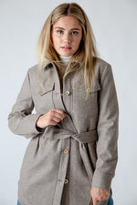 Gottseidank Loden Overshirt Filippa Rahm Getragen | Gottseidank loden overshirt Filippa cream worn