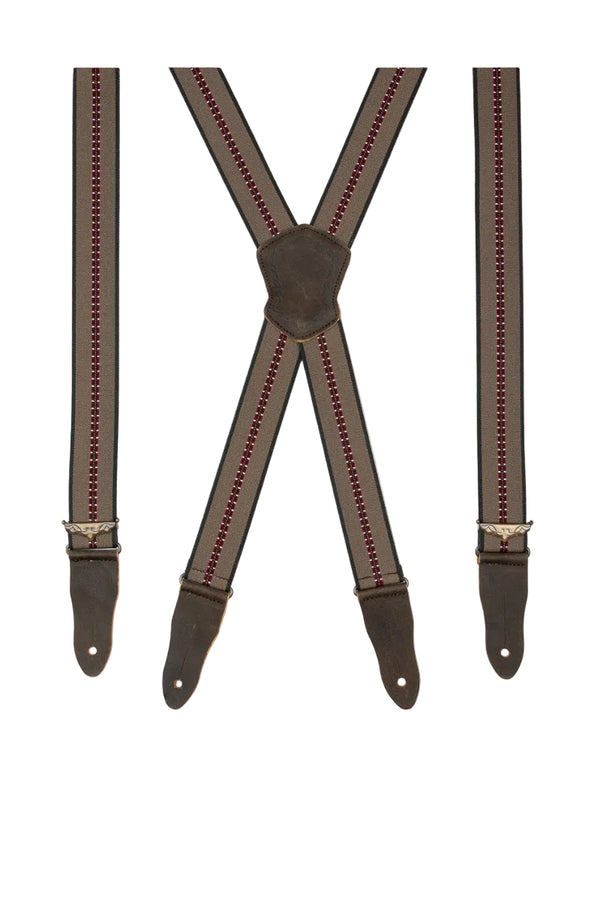 Töpfer Hosenträger in beige