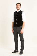 Gebrüder Orth Stresemannhose anthrazit Rückansicht | Gebrüder Orth Stresemann trousers anthracite back view