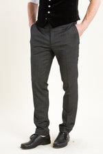 Gebrüder Orth Stresemannhose anthrazit Detail | Gebrüder Orth Stresemann trousers anthracite detail