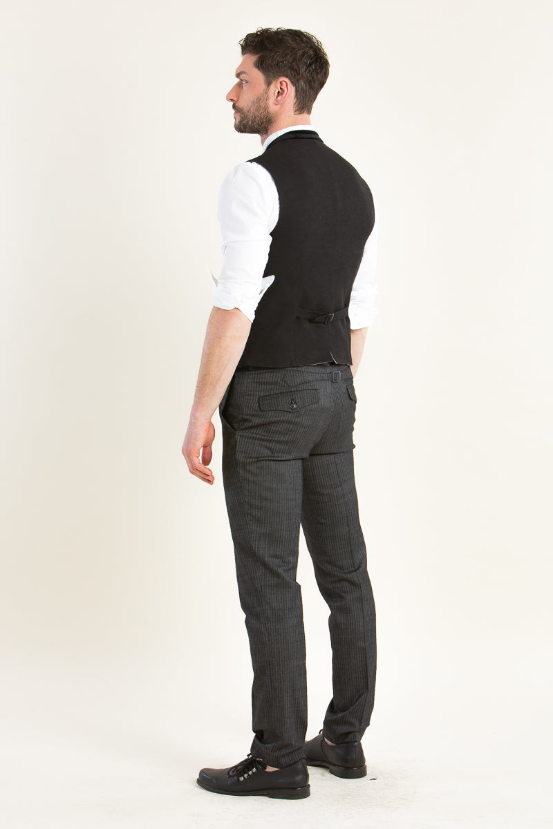 Gebrüder Orth Stresemannhose anthrazit Getragen | Gebrüder Orth Stresemann trousers anthracite worn
