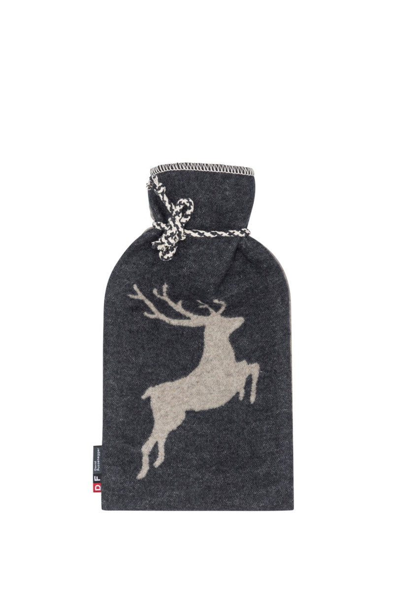 Fussenegger Wärmflasche Silvretta Hirsch Anthrazit
