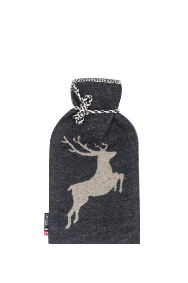 Fussenegger Wärmflasche Silvretta Hirsch Anthrazit