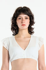 Wenger Dirndlbluse Amalia ecru Detail | Wenger dirndl blouse Amalia ecru detail