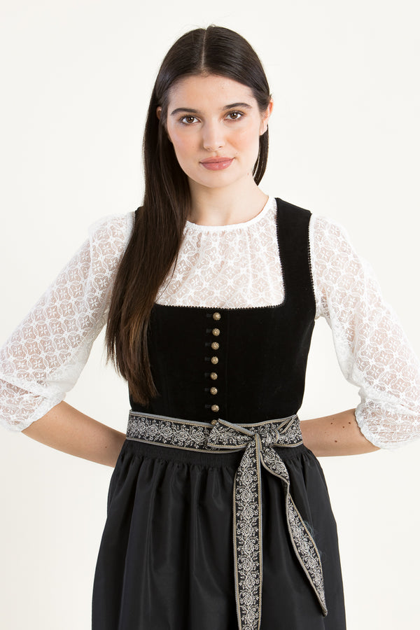 Wenger Dirndlbluse Fiona ecru Detail | Wenger dirndl blouse Fiona ecru detail