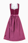 Wenger Samtdirndl Alina Pink Vorderansicht | Wenger Velvet dirndl Alina Pink front view