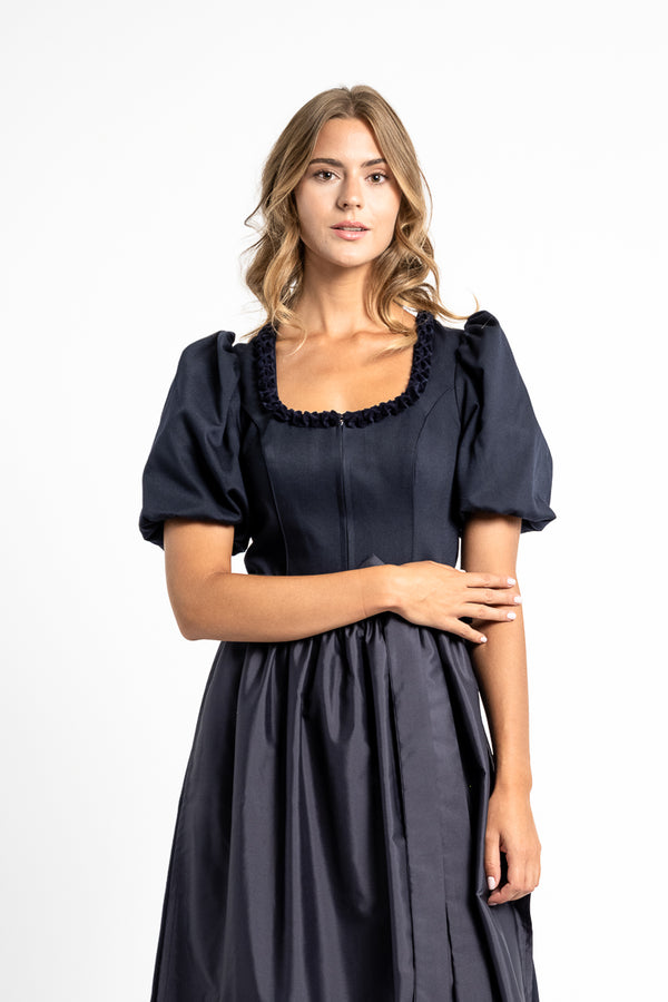Wenger Ärmeldirndl Alma blau
