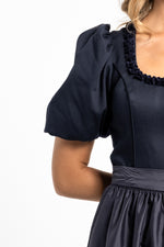 Wenger Ärmeldirndl Alma blau