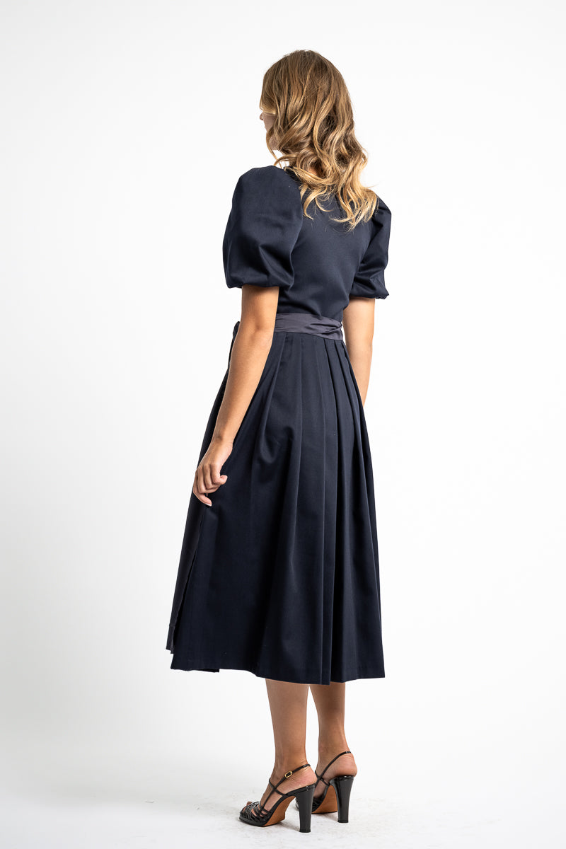Wenger Ärmeldirndl Alma blau