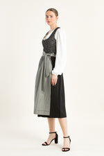 Wenger Dirndl Isi schwarz Detail Mieder | Wenger Dirndl Isi black bodice detail
