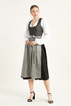 Wenger Dirndl Isi schwarz Vorderansicht | Wenger Dirndl Isi black front view