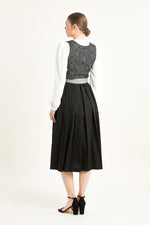 Wenger Dirndl Isi schwarz Rückansicht | Wenger Dirndl Isi black back view