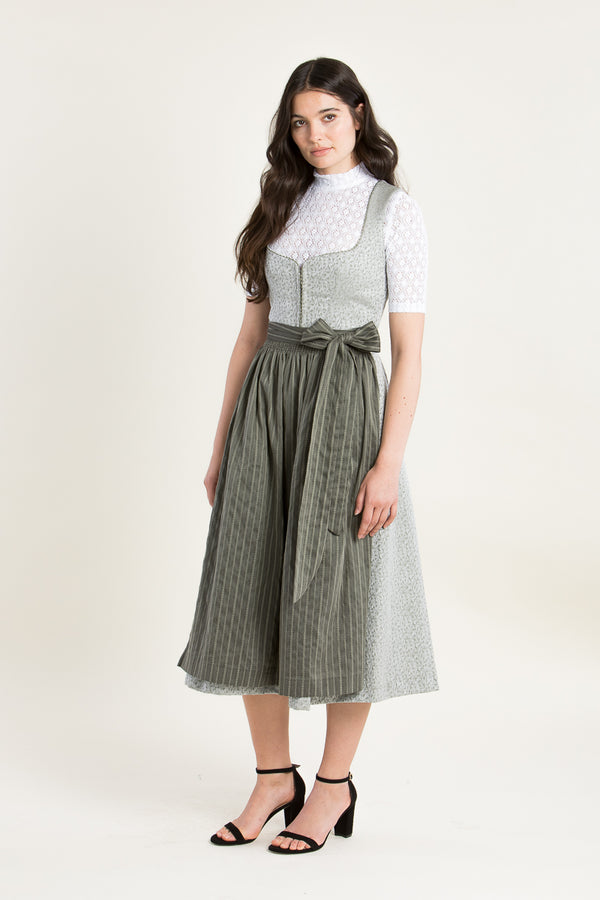 Wenger Dirndl Konstanze schilf Vorderansicht | Wenger dirndl Konstanze reed green front view