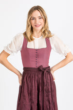 Wenger Dirndlbluse Elsa ecru Rückansicht | Wenger Dirndlbluse Elsa ecru back view