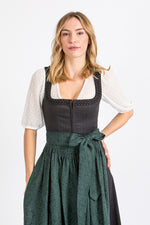 Wenger Dirndlbluse Ida ecru gepunktet Vorderansicht | Wenger blouse Ida ecru dotted front view