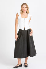 Wenger Trachtenmieder Wien Weiß Detail Flügelärmel | Wenger traditional bodice Wien white wing sleeve detail